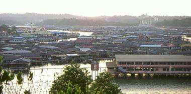 Kampung Air von oben