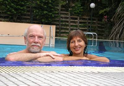 Dagmar und Karl im Schwimmbad